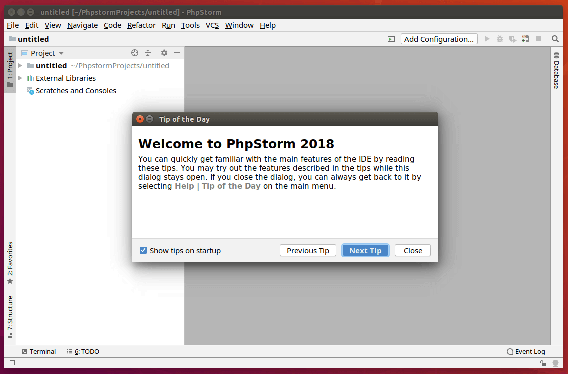 phpstorm install theme ubuntu